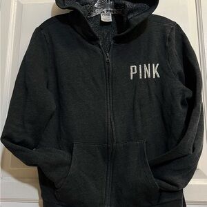 PINK Victoria's Secret Kids Black Hoodie